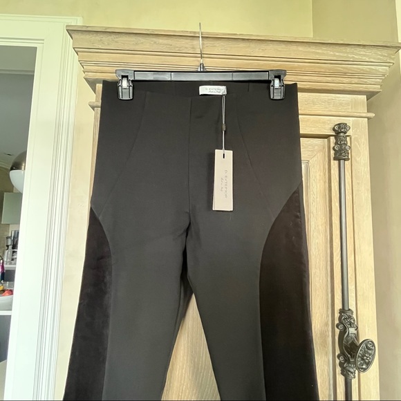 D. Exterior Legging Black Jersey Tecn + Velvet XL NWT - Picture 9 of 12